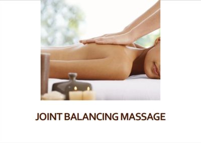 Joint Balancing Massage